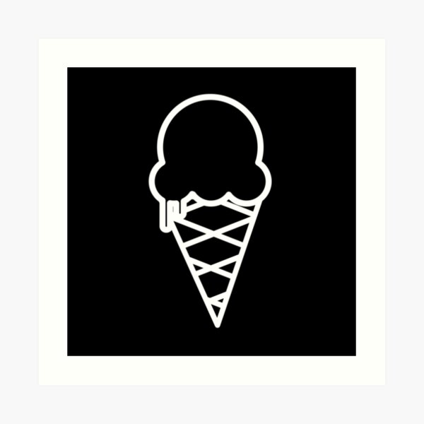 Ice Cream Cone - One Scoop Pls! Art Print