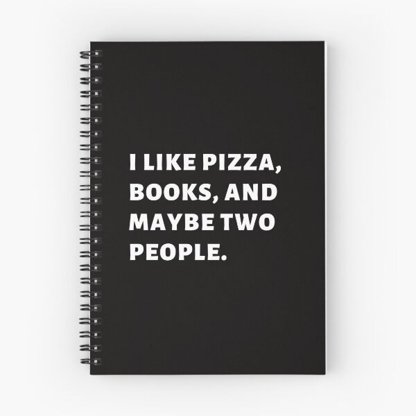 Item preview, Pizza and Books Introvert Awkward Relax Cute Funny Sarcastic Happy Fun Inspirational Gift designed and sold by EpsilonEridani.
