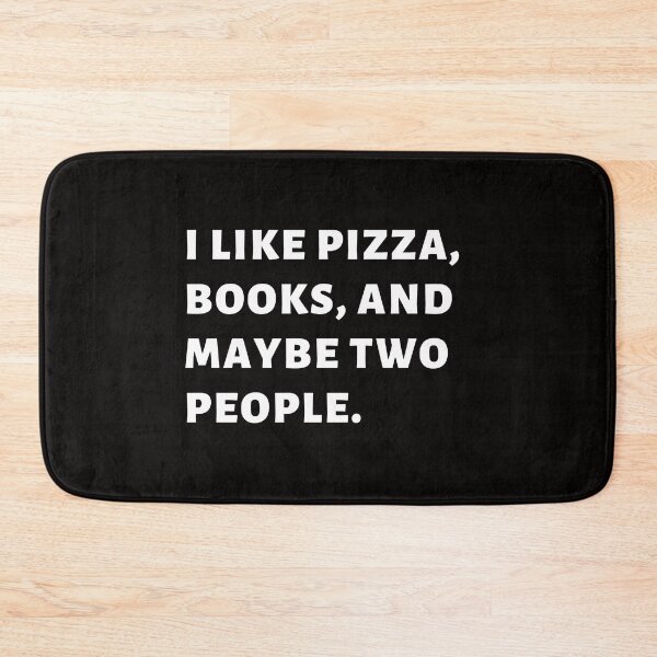 Item preview, Pizza and Books Introvert Awkward Relax Cute Funny Sarcastic Happy Fun Inspirational Gift designed and sold by EpsilonEridani.