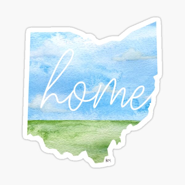 Ohio Home State Sticker