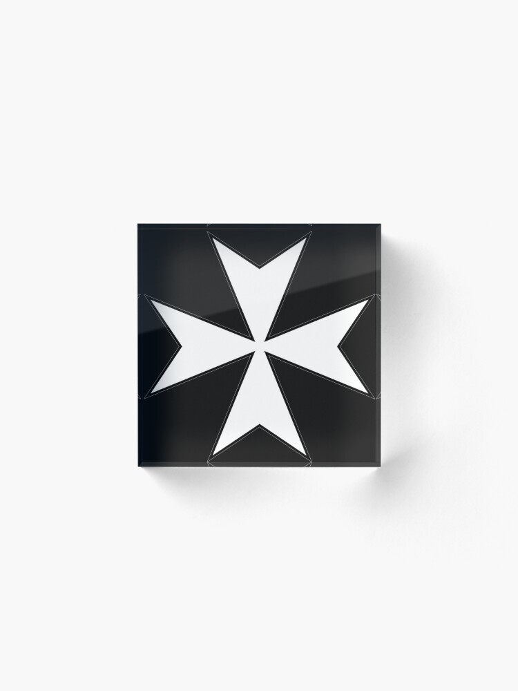 Alternate view of Knights Hospitaller Templar Acrylic Block