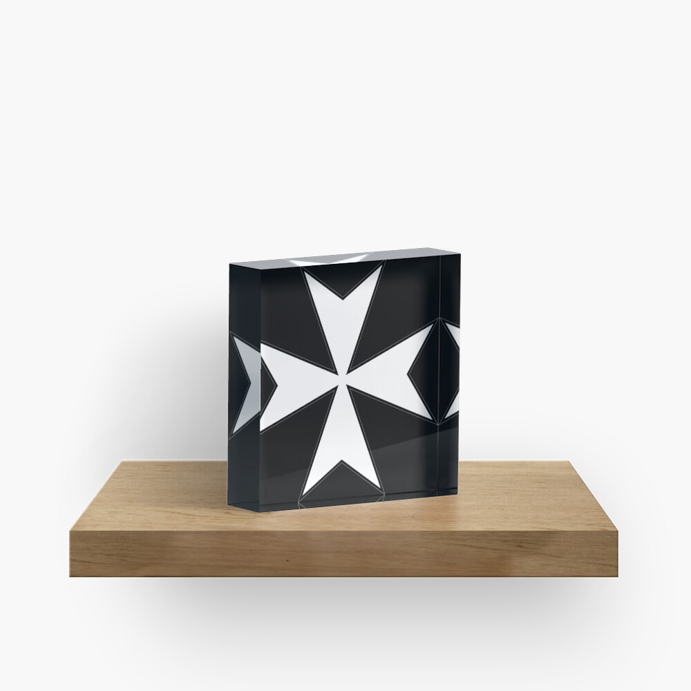 Knights Hospitaller Templar Acrylic Block