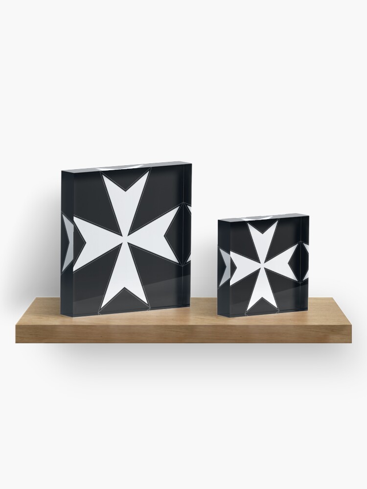 Alternate view of Knights Hospitaller Templar Acrylic Block