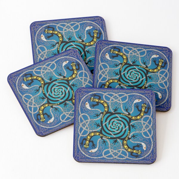 Item preview, Fire salamanders and vipers - Vuursalamanders in adders designed and sold by YannDachALaez.