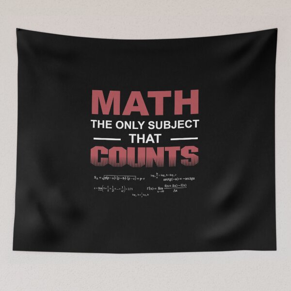 Item preview, Math The Only Subject That Counts designed and sold by Sabot.