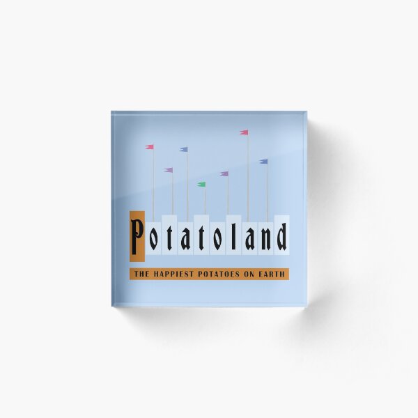Potatoland Acrylic Block