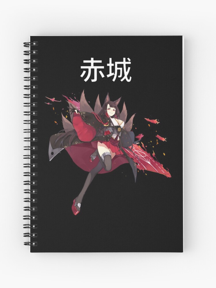 Akagi Azur Lane Spiral Notebook By Shrood Boosting Redbubble