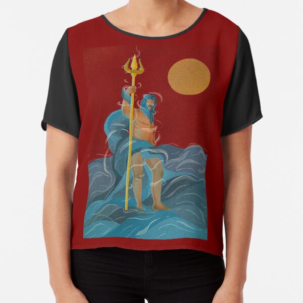 Poseidon. Chiffon Top