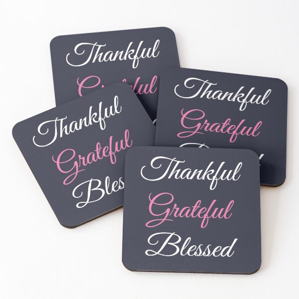 Item preview, Thankful Grateful Blessed designed and sold by Sabot.