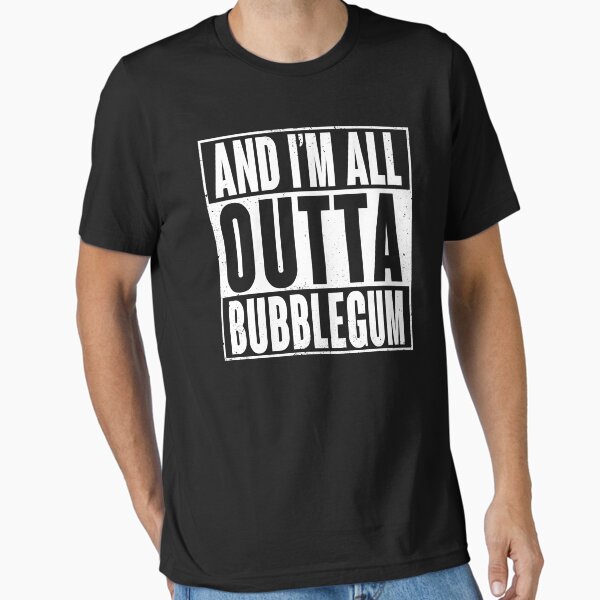 Vista previa del artículo con la obra «Todo el Bubblegum Outta», diseñado y vendido por wloem.