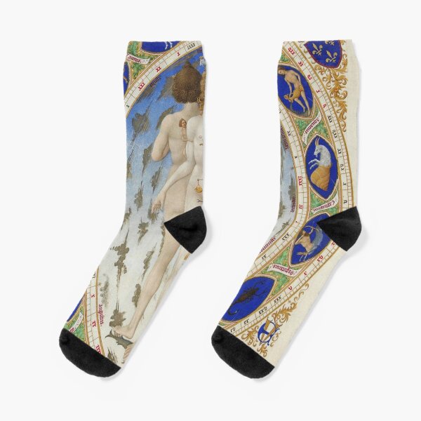 Look at the signs of the zodiac. They correspond to each part of the body, starting with Pisces Socks