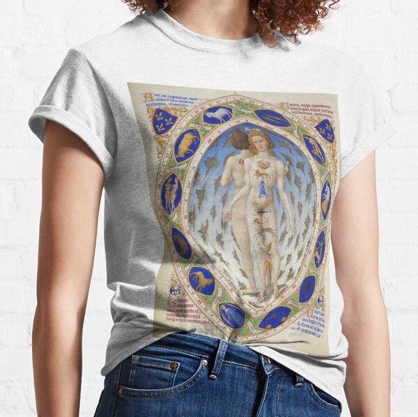 Look at the signs of the zodiac. They correspond to each part of the body, starting with Pisces Classic T-Shirt