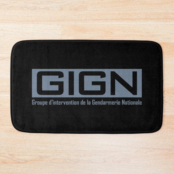 Item preview,  GIGN Elite Forces National Gendarmerie Intervention Group Grey Logo designed and sold by Trendvia .