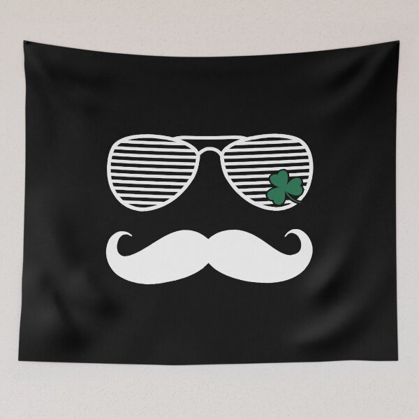 Item preview, St. Patrick's Day Mustache & Sunglasses Graphic    graphic designed and sold by Raymond Cloud.