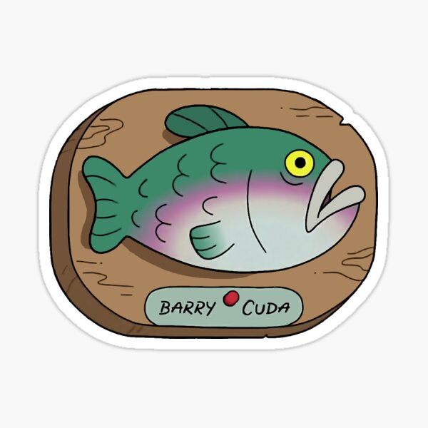 Barry Cuda Big City Greens rural style Sticker
