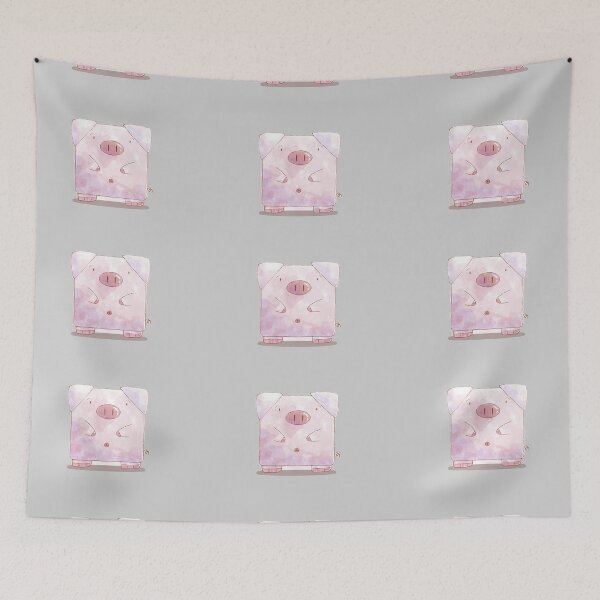 Item preview, Witty Funny Cute Pig Square designed and sold by BalloonPrints.