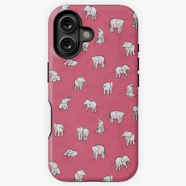 Item preview, Indian Baby Elephants in Pink designed and sold by Another Apple Club.