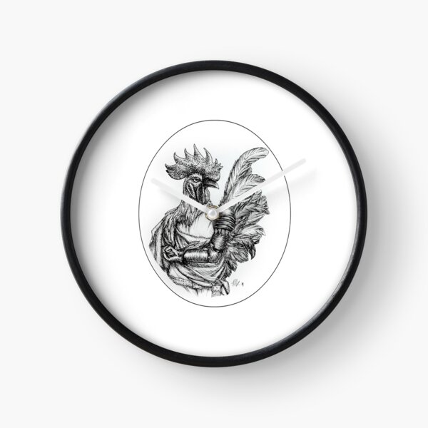 The Rooster Prince Inktober 2018 Clock