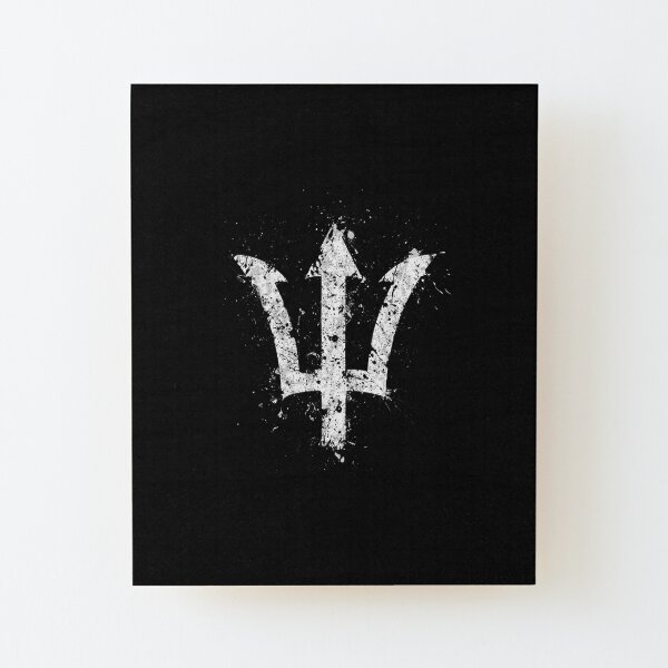 Percy Jackson - Trident Wood Mounted Print