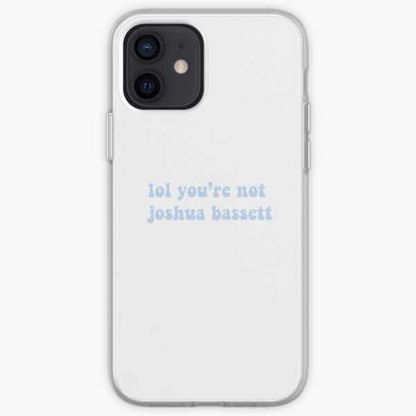 jaja no eres joshua bassett azul Funda blanda para iPhone