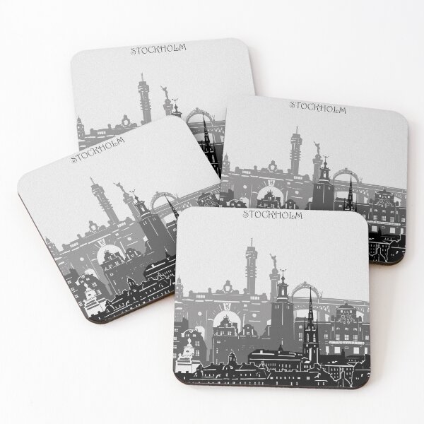 Item preview, stockholm skyline designed and sold by BekimART2.