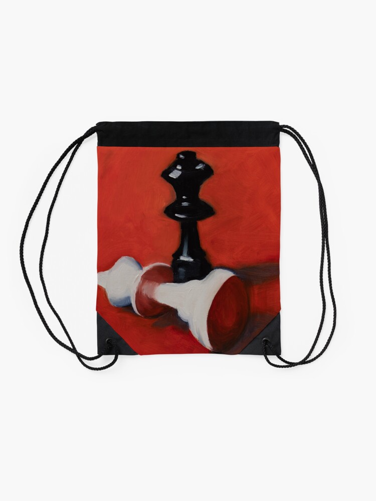 Alternate view of Checkmate Drawstring Bag