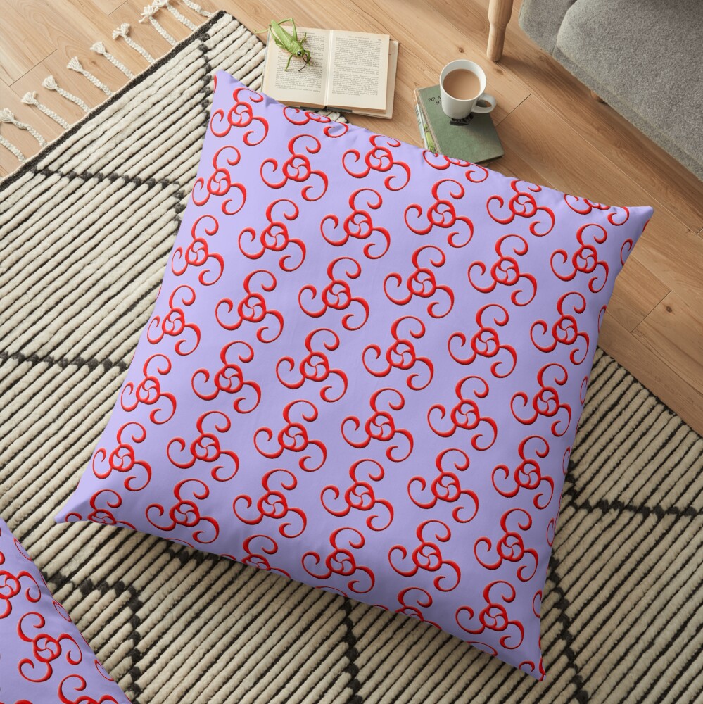 Magick Sigil - Power Symbol Floor Pillow
