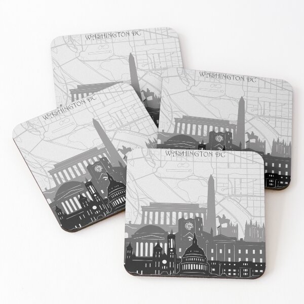 Item preview, washington dc skyline designed and sold by BekimART2.
