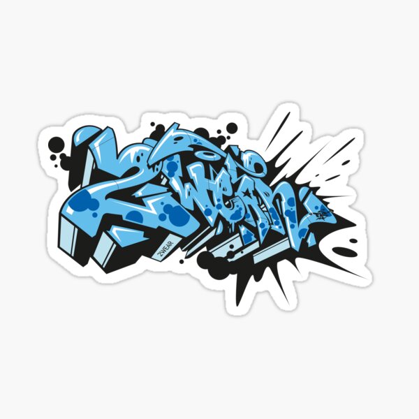 2wear Graffiti Style Sticker