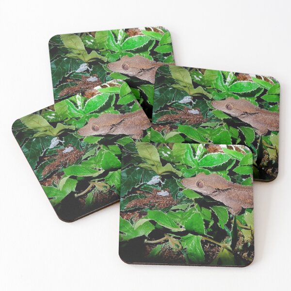 Item preview, crested gecko in greenery designed and sold by callieb2k.