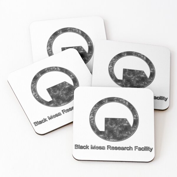 Item preview, Half-Life - Black Mesa Research Facility Logo (Chrome Design) designed and sold by Kamurata.