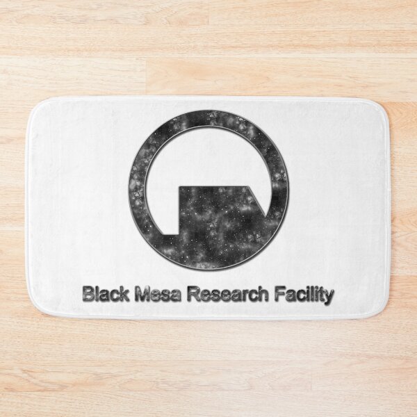 Item preview, Half-Life - Black Mesa Research Facility Logo (Chrome Design) designed and sold by Kamurata.