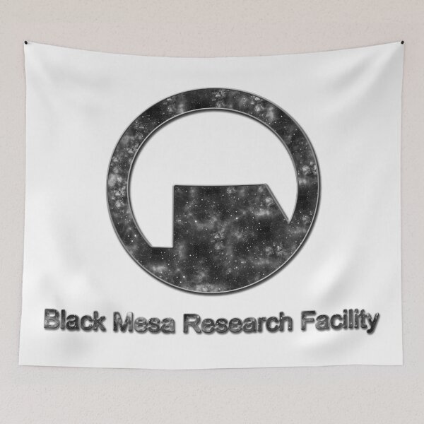 Item preview, Half-Life - Black Mesa Research Facility Logo (Chrome Design) designed and sold by Kamurata.