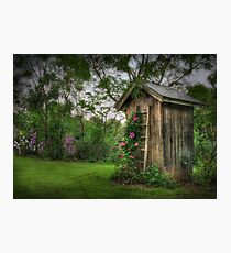 Fragrant Outhouse Photographic Print