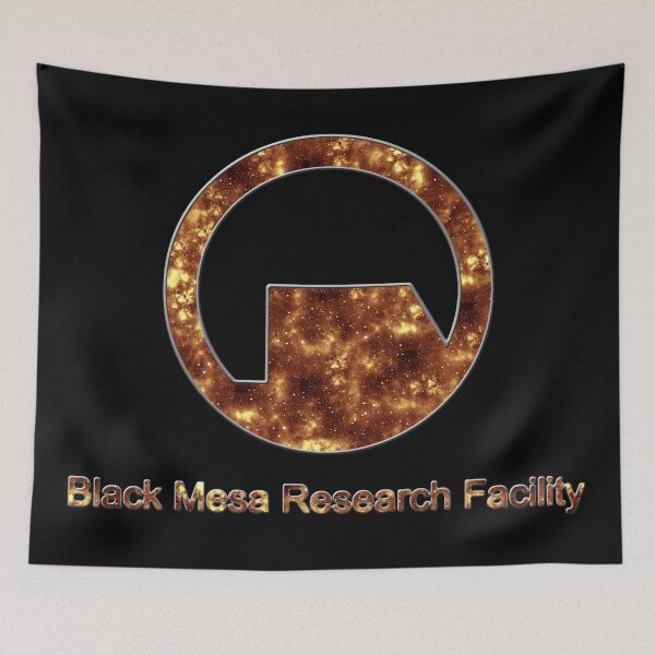 Item preview, Half-Life - Black Mesa Research Facility Logo (Galaxy Design) designed and sold by Kamurata.