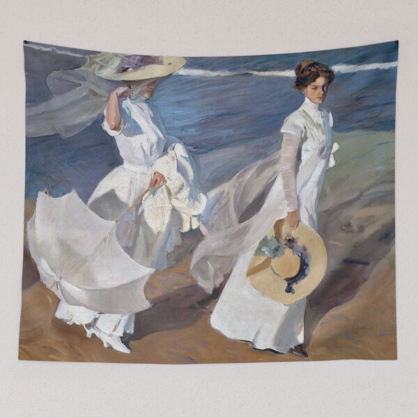 Artikelvorschau, Ein Spaziergang entlang der Küste von Joaquín Sorolla (1909) entworfen und verkauft von allhistory.