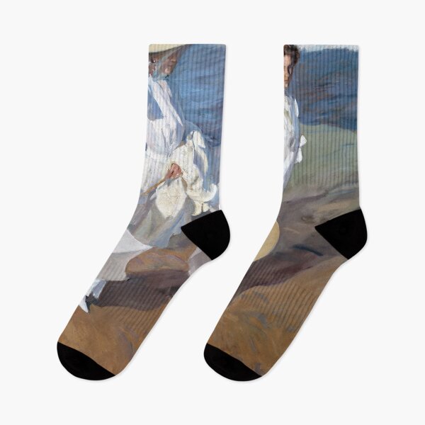 Item preview, Strolling along the Seashore by Joaquín Sorolla (1909) designed and sold by allhistory.