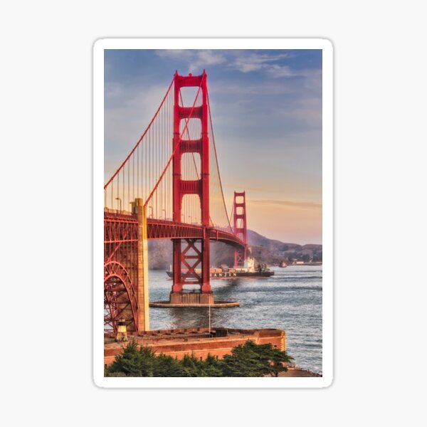 Item preview, Golden Gate Bridge and Cargo Ship designed and sold by Gerard Fornarotto.