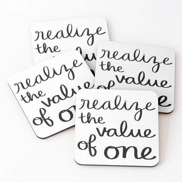Item preview, Realize the Value of One designed and sold by strongpurpose.