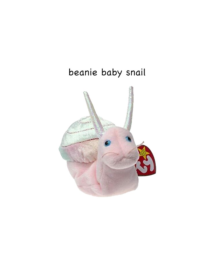 snail beanie baby