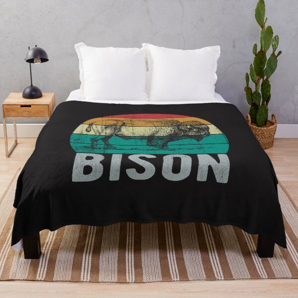 Item preview, Cool Bison Vintage Sunset Animal Design designed and sold by UrbanHype.