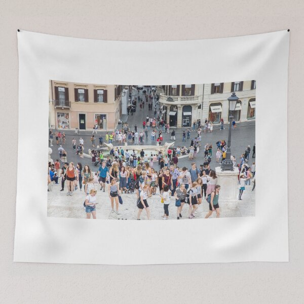 Item preview, Teenagers at the Spanish Steps Rome designed and sold by Martin Berry Photography.