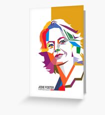 Jodie Foster Greeting Card
