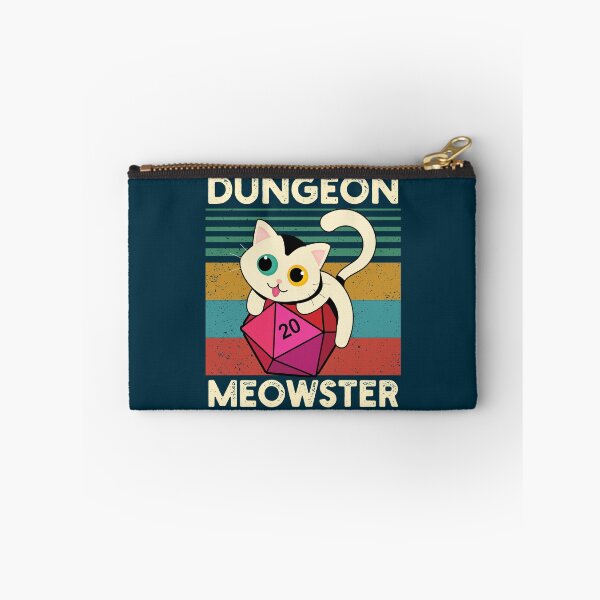 Item preview, Dungeon Meowster Funny DnD Tabletop Gamer Cat D20 designed and sold by GreenSplash.