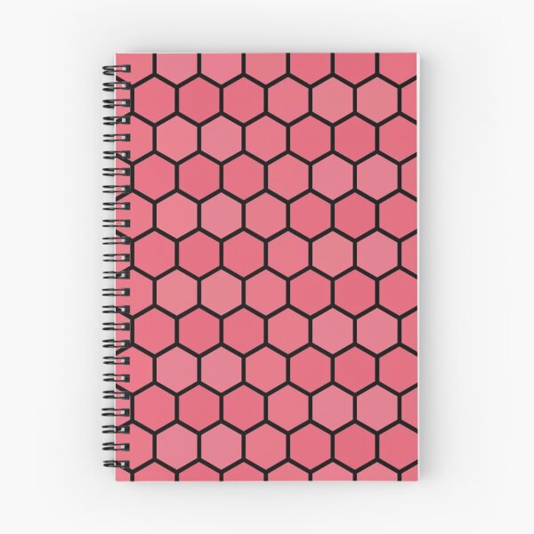 Aperçu de l'œuvre Motif hexagonal rose rose créée et vendue par Poetic Patterns Studio.