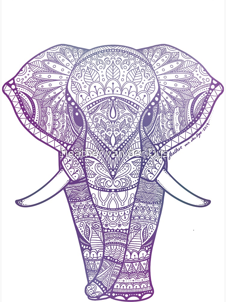 Mandala-zen | Elephant by vanderdys