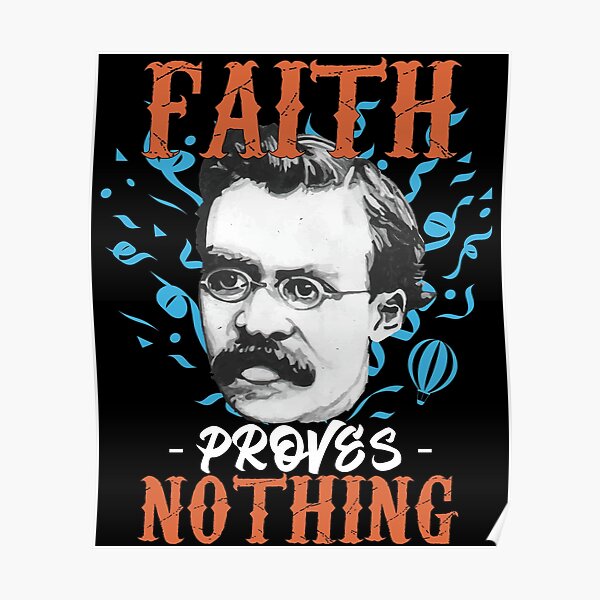 Photo Art Print Gift Motivation The Wisdom of Friedrich Nietzsche Poster