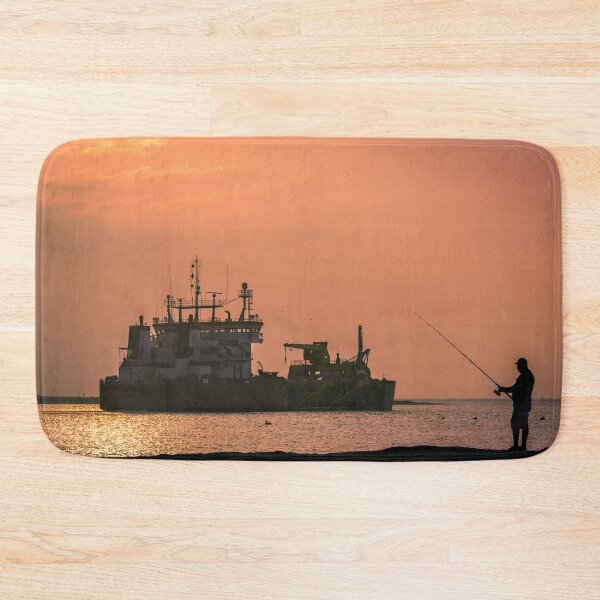 Item preview, Fishing At Sunset designed and sold by Jola Martysz.