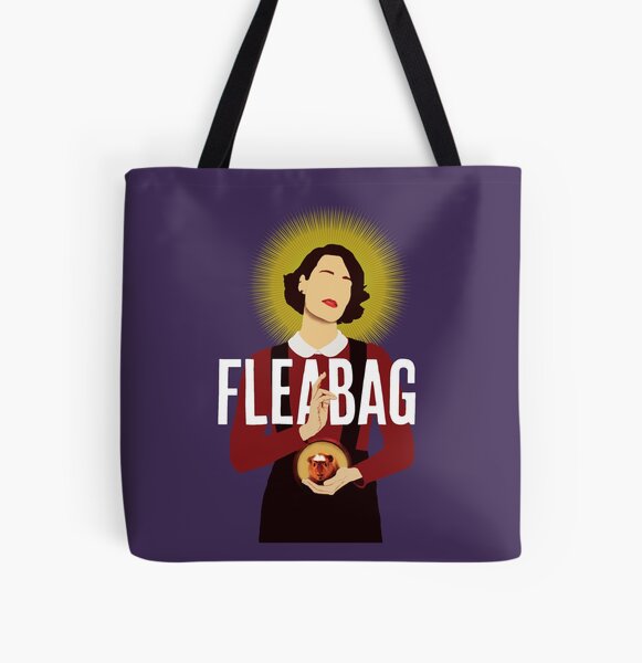 Vista previa del artículo con la obra «Bolsa de pulgas sencilla con título», diseñado y vendido por ru83281.