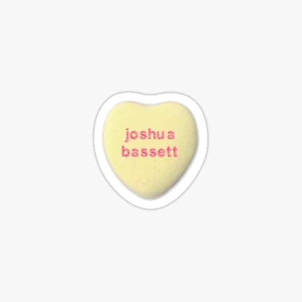joshua bassett sticker heart candy sticker Sticker